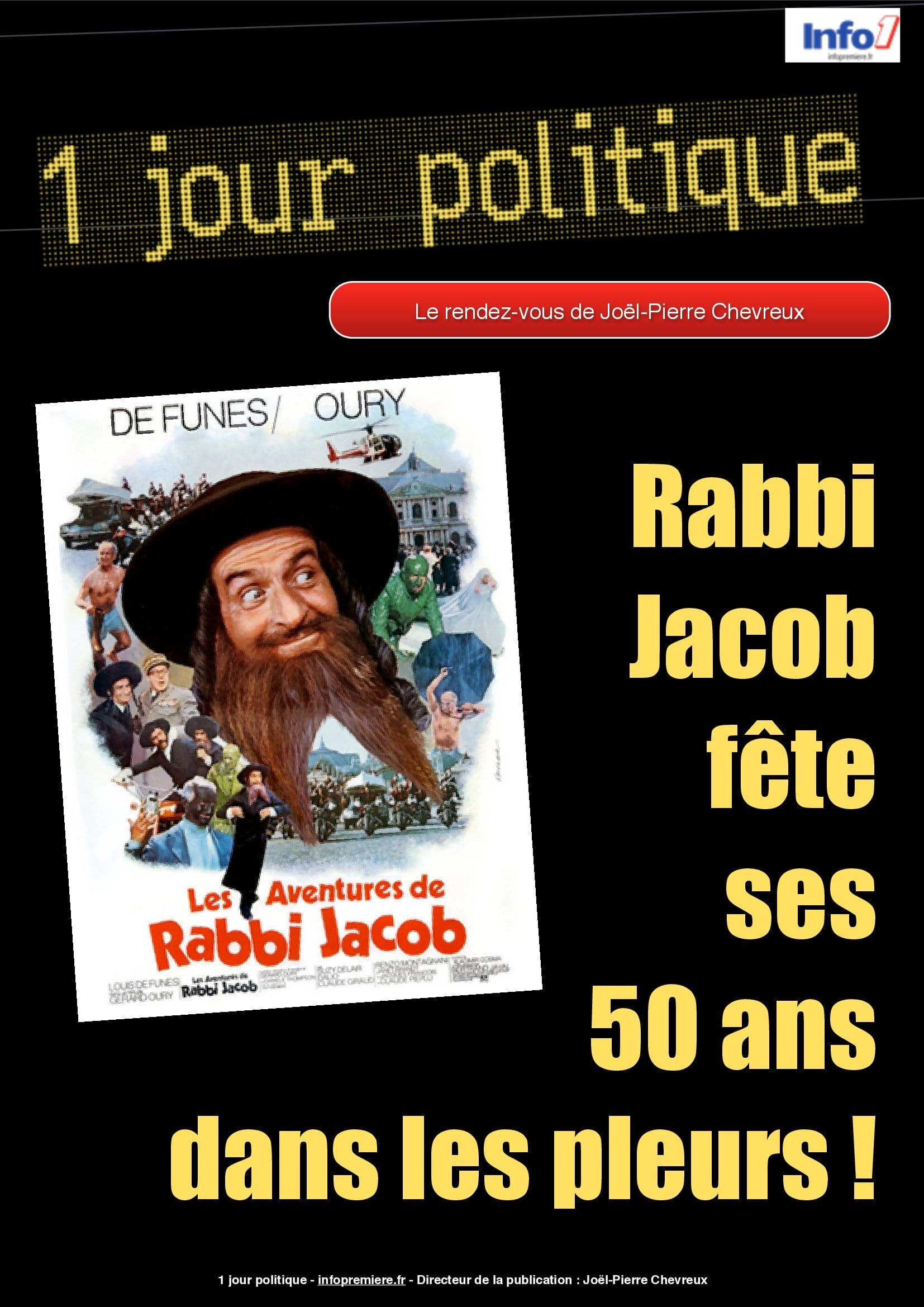 Rabbi Jacob fête ses 50 ans dans les pleurs ! altText